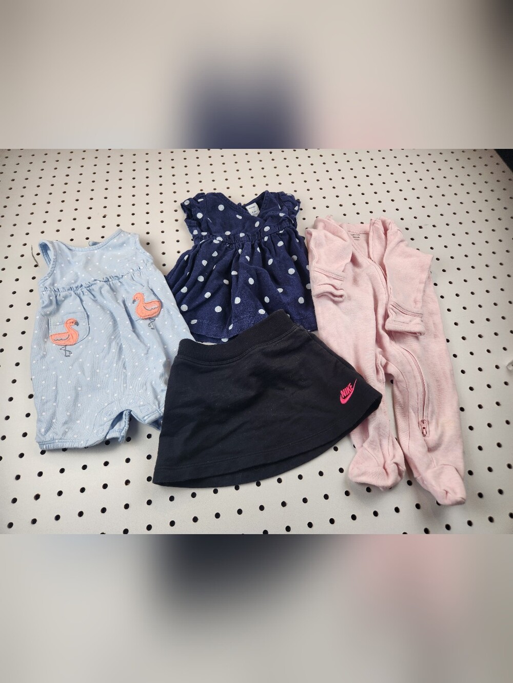 Baby Girl Bundle 0-3M  Nike Skirt Old Navy Dress Romper